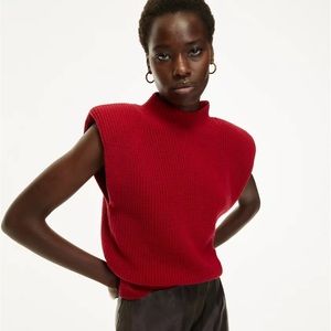 Babaton Red Crew Neck Sweater